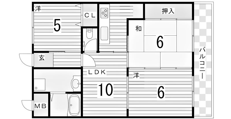 アドモリモト下畑 間取り