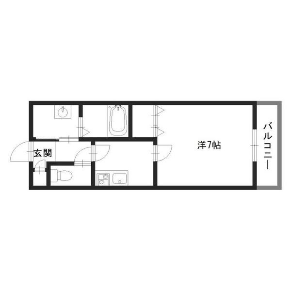 ネオクオーツ幸　弐番館 間取り