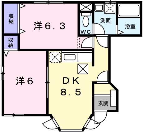 ブルーマウンテンⅢ 間取り