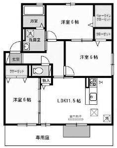 ECO SOLEIL　A棟 間取り