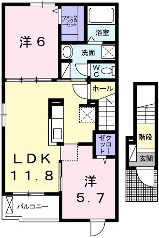 ヌォーヴォ・ドラーゴⅡ 間取り