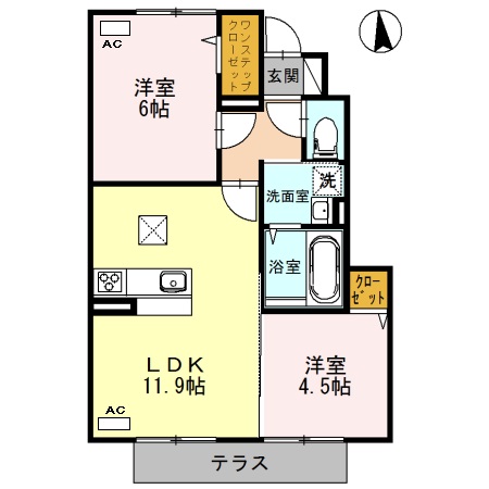 エコールKⅡ 間取り