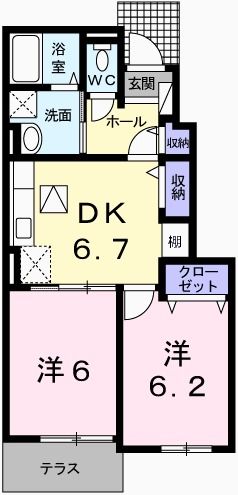 グランチャレットⅠ 間取り
