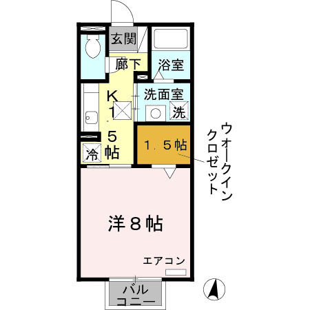ジェントル阿成 間取り