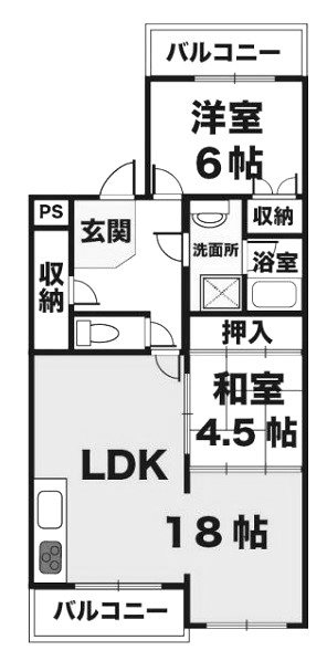サンフローラ南別府 間取り