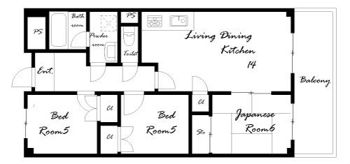 サンライフ大津和 間取り