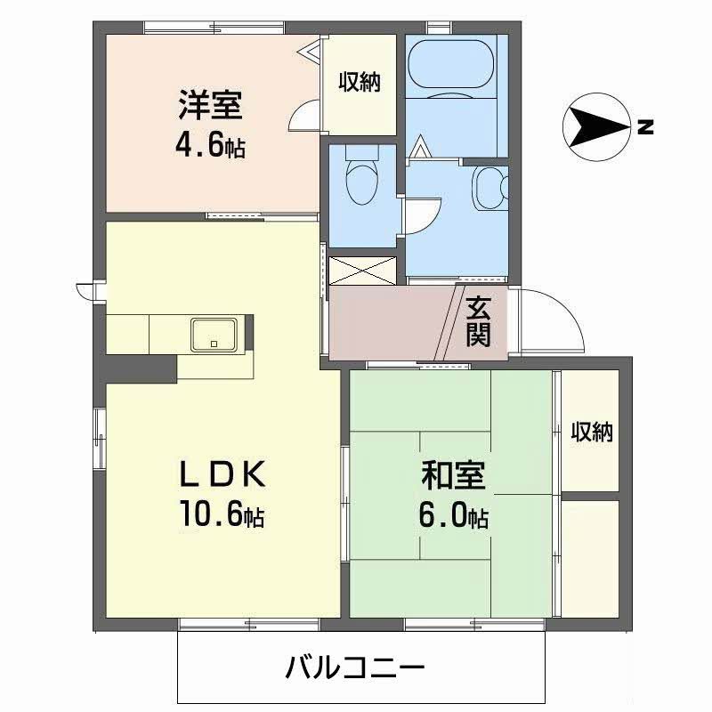 ココナッツハウスⅡ 間取り