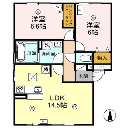 アヴェニール浜 間取り