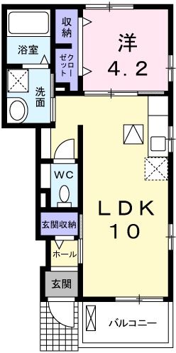 アヴァンティ　Ⅰ 間取り
