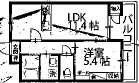 ロイヤルコーポ吉田 間取り