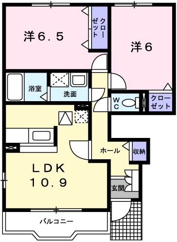 カンボ・Ｍ，Ｈ  間取り