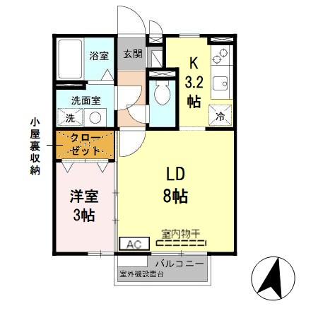 サンライズ城南 間取り