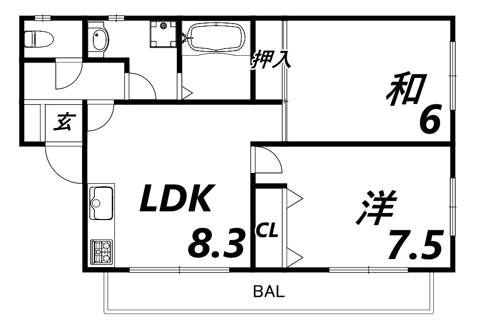 シャノアール甲南 間取り