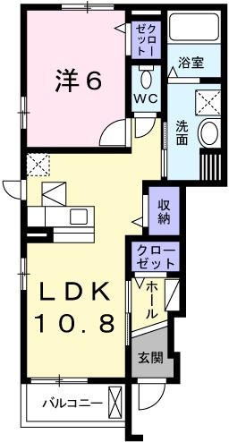 ソレイユ　Ⅰ番館 間取り