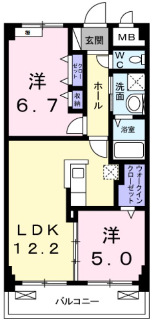 ヒルズ赤羽 間取り