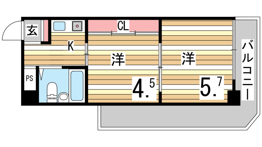 ダンディライオン東灘 間取り