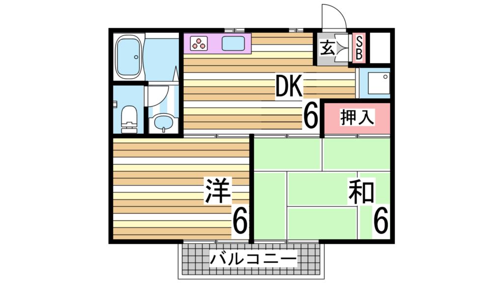 グリーンハイツ赤羽 間取り