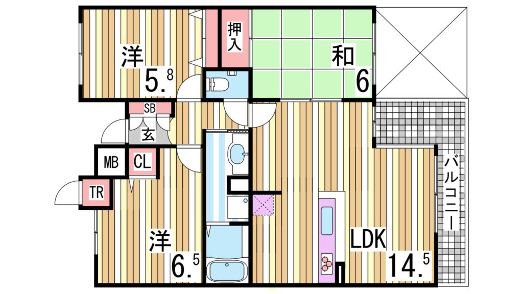 セントファミーユ西神戸ノースフィールド 間取り