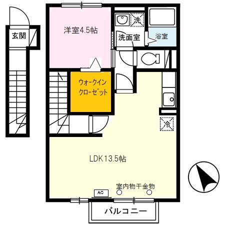 モダンコート東阿保 間取り