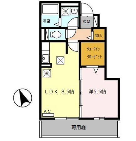 モダンコート東阿保 間取り