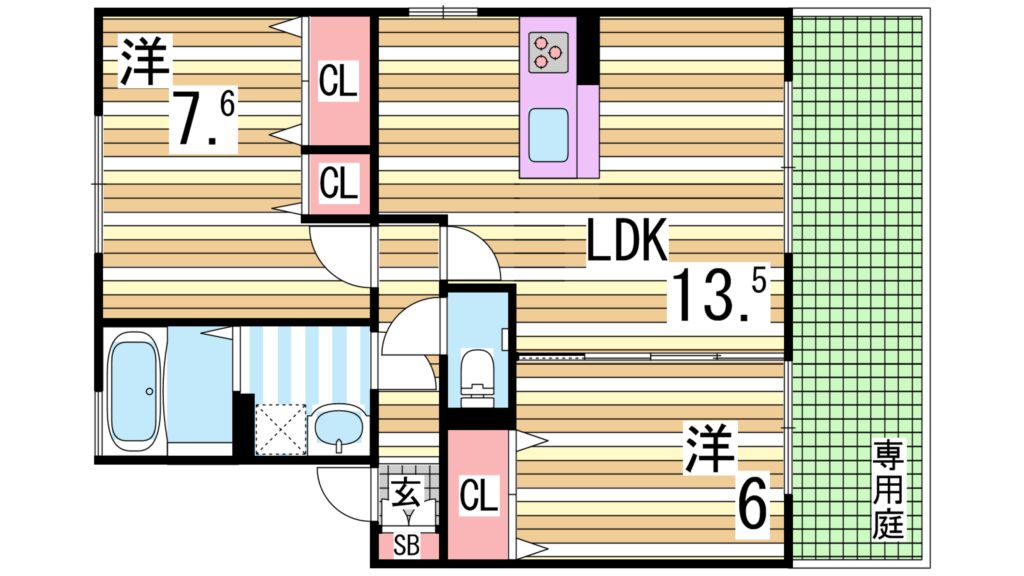 クレールコート 間取り