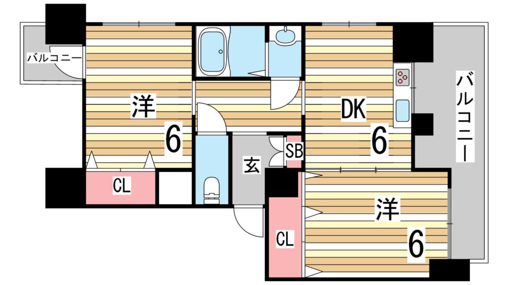 サンヴェール青谷 間取り