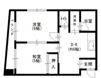 坂田ハイツ 間取り