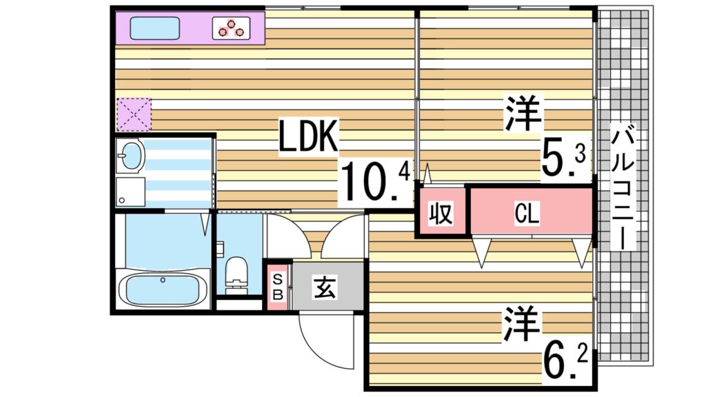 ユニヴェール垂水 間取り