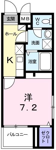 フィレール　デュ　トラジャⅢ 間取り