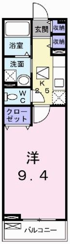 ソレイユ・北野 間取り