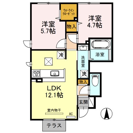パークフロントM 間取り