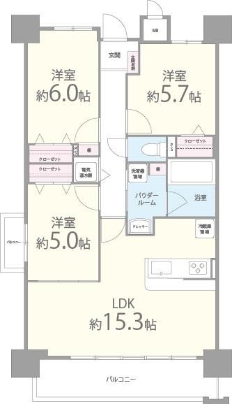 アヴァンセ姫路  間取り