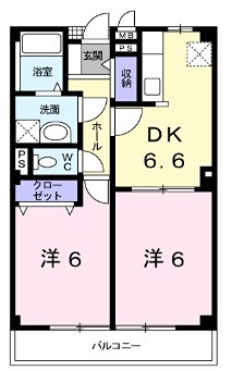 シャルマンビラA 間取り