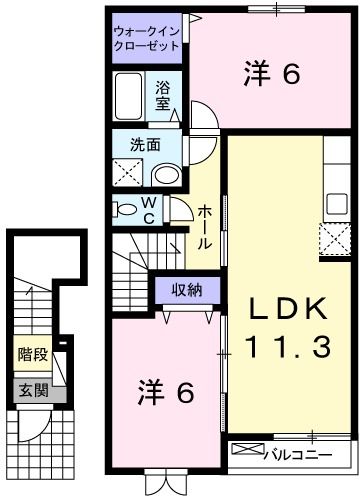 ノイ・フリーデＢ棟 間取り