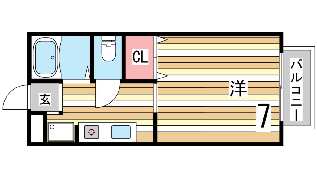 パセオ西芦屋 間取り