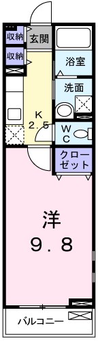 ソレイユ・北野 間取り