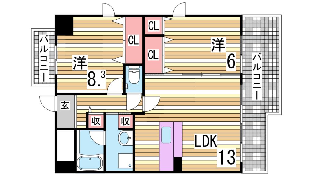 パレセゾン 間取り
