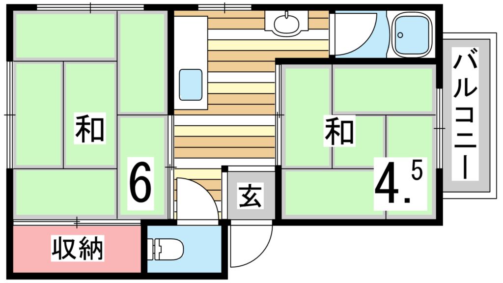 新堂マンション 間取り