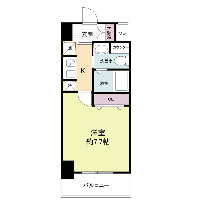 アーバンフラッツ王子公園 間取り