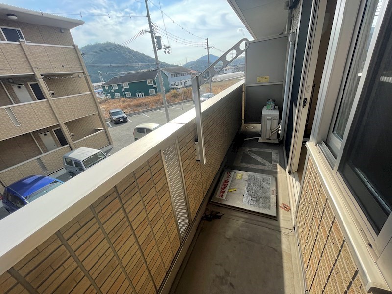 セジュール東阿保　A棟 ベランダ