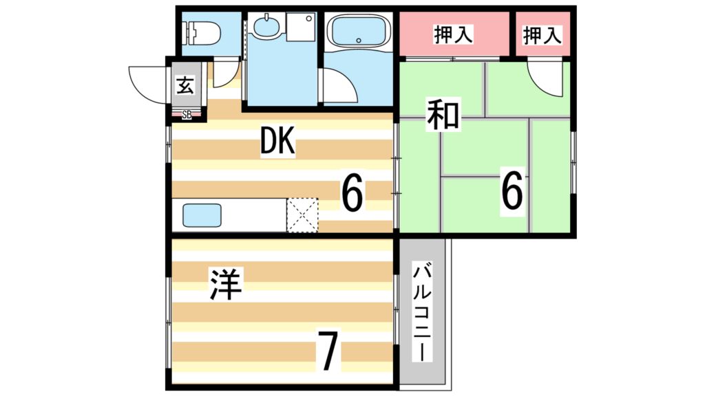 パサージュ北青木 間取り