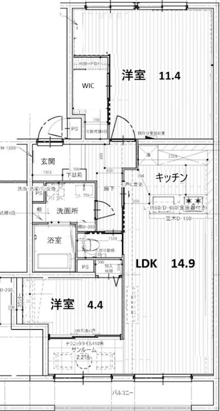 アプリーレ住吉本町 間取り