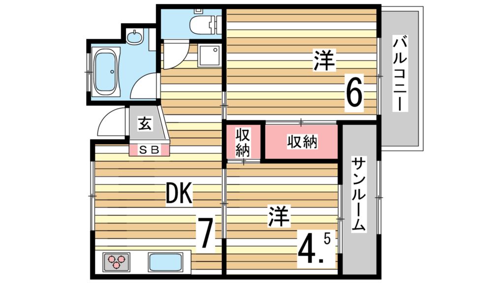 エスペランサ魚崎 間取り