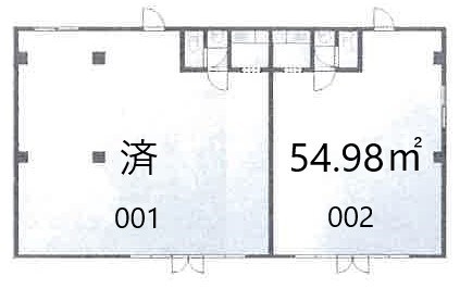オークヒルズ 002号室 間取り
