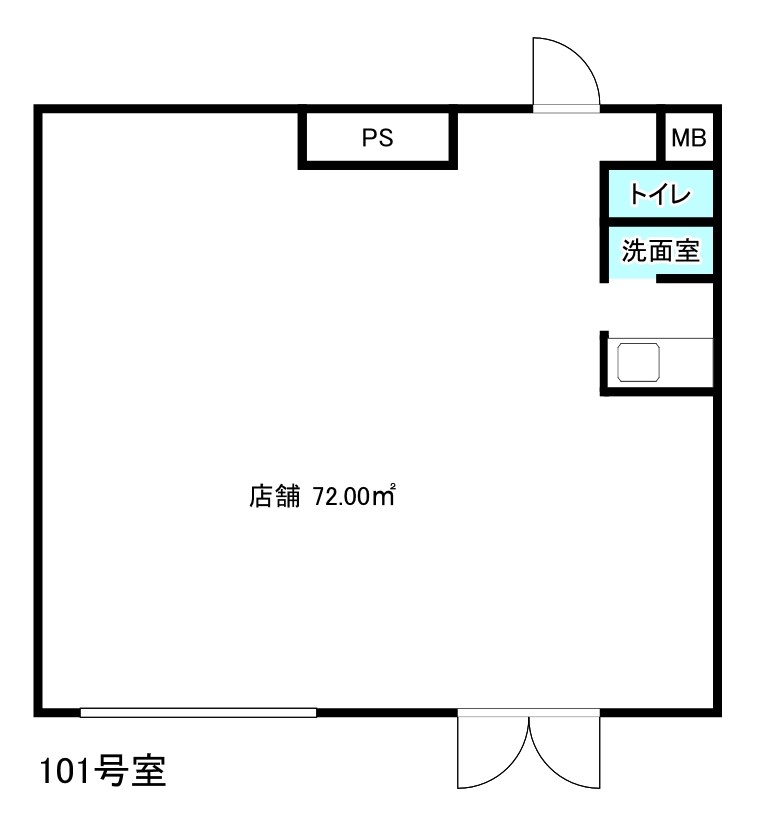 ルミナスレジデンス 105号室 間取り