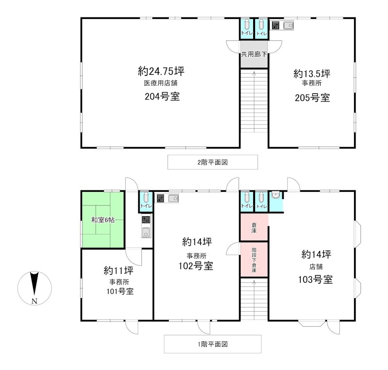 上高津テナント 土浦市上高津 店舗 区画 2階 6 8万円 つくば市の賃貸 売買ならアオハル不動産へ