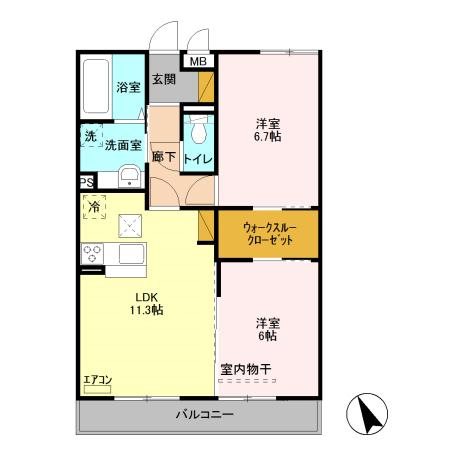 茨城県つくば市みどりの２丁目 間取り