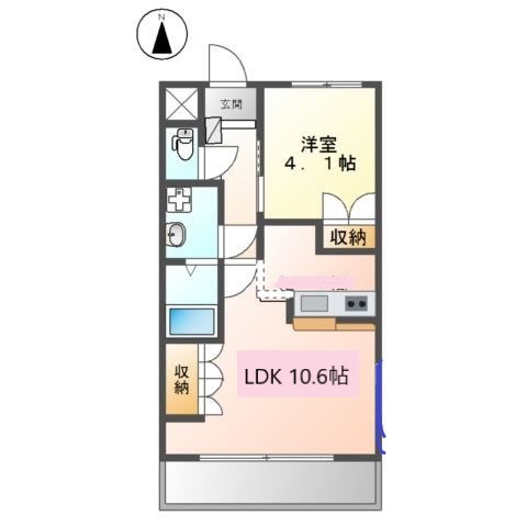 イーストピア 302号室 間取り