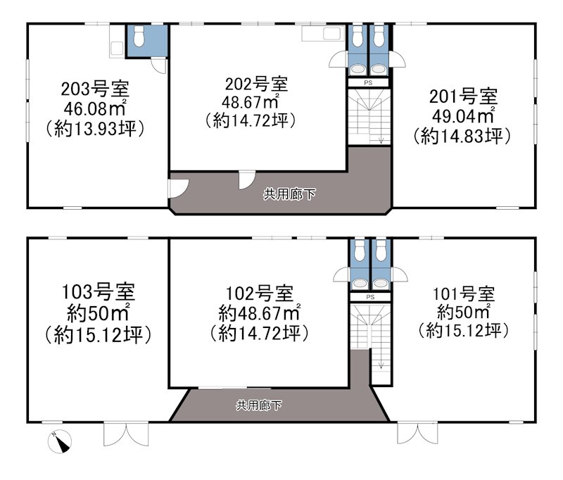 川井ビル 202号室 間取り