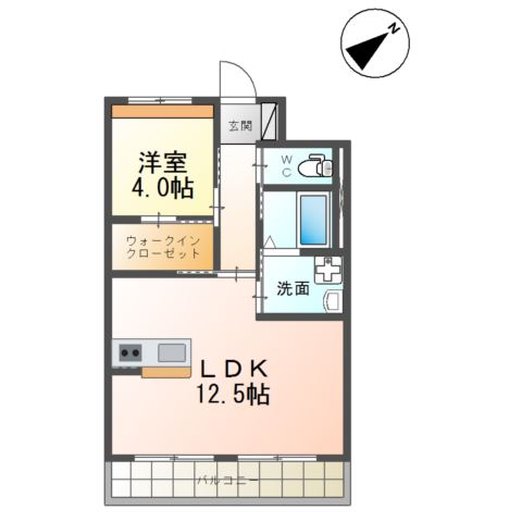 Residence Espacio（レジデンス　エスパシオ） 間取り